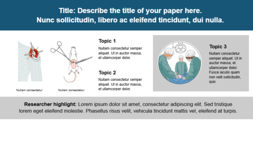 Graphical Abstracts template preview